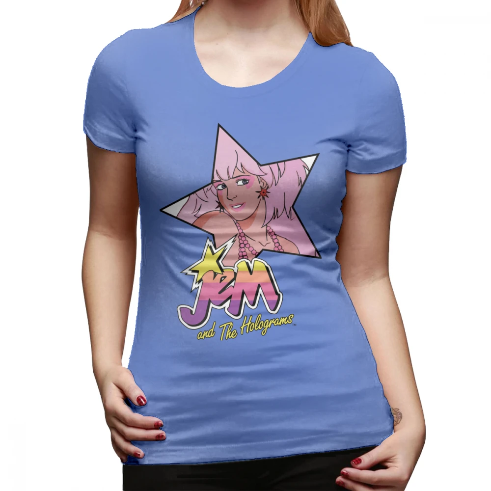 Футболка с изображением клубники Jem And The Holograms Star Kawaii футболка Мода 100 хлопчатобумажная женская футболка белые женские футболка - Цвет: Армейский зеленый