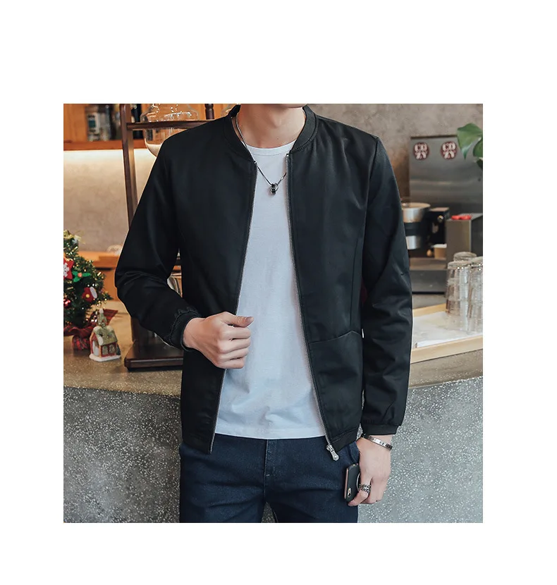Мужская куртка весенняя мужская Корейская версия Новинка Повседневная модная |