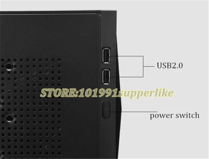DEBROGLIE 1 шт. мини HTPC чехол Черный mini ITX чехол s компьютерный игровой ПК настольный чехол серия