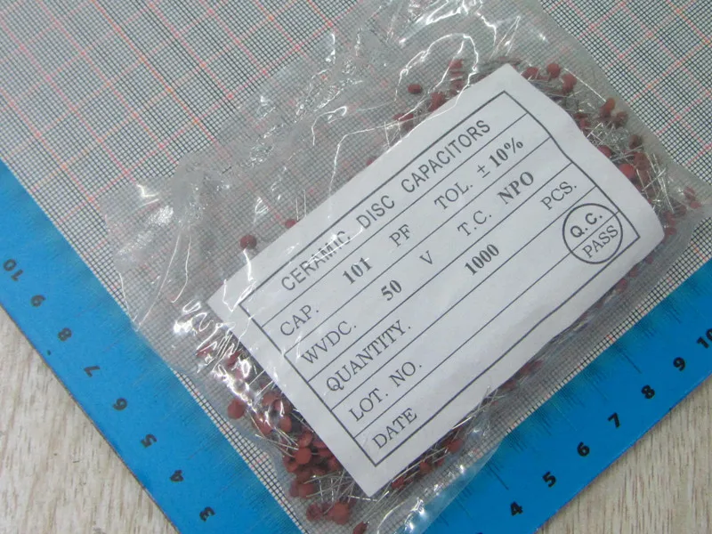 1000pcs/lot High Quality 100PF 101 50V Ceramic dielectric Capacitor dip ceramic capacitors | Электронные компоненты и