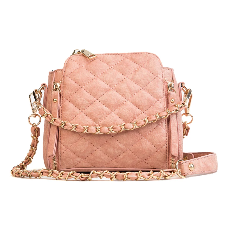 

2020 new women handbags, fashion woman messenger bag, Korean version shoulder bag, diamond lattice bucket bag