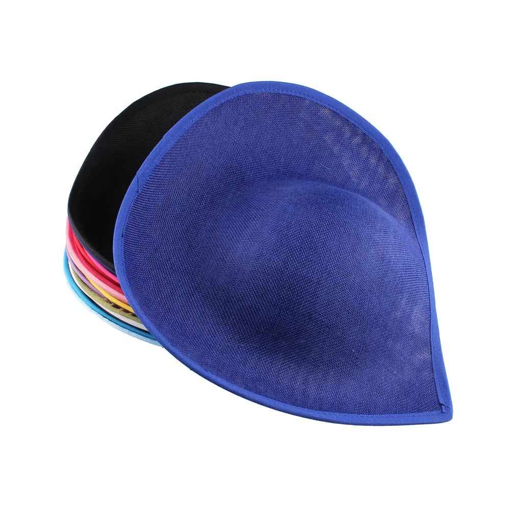 

Royal Blue Colors 30CM Fascinators Hat Bases Fashion Wedding Headdress Ladies Millinery Hats red Hair Accessories 5Pcs/Lot SYB05