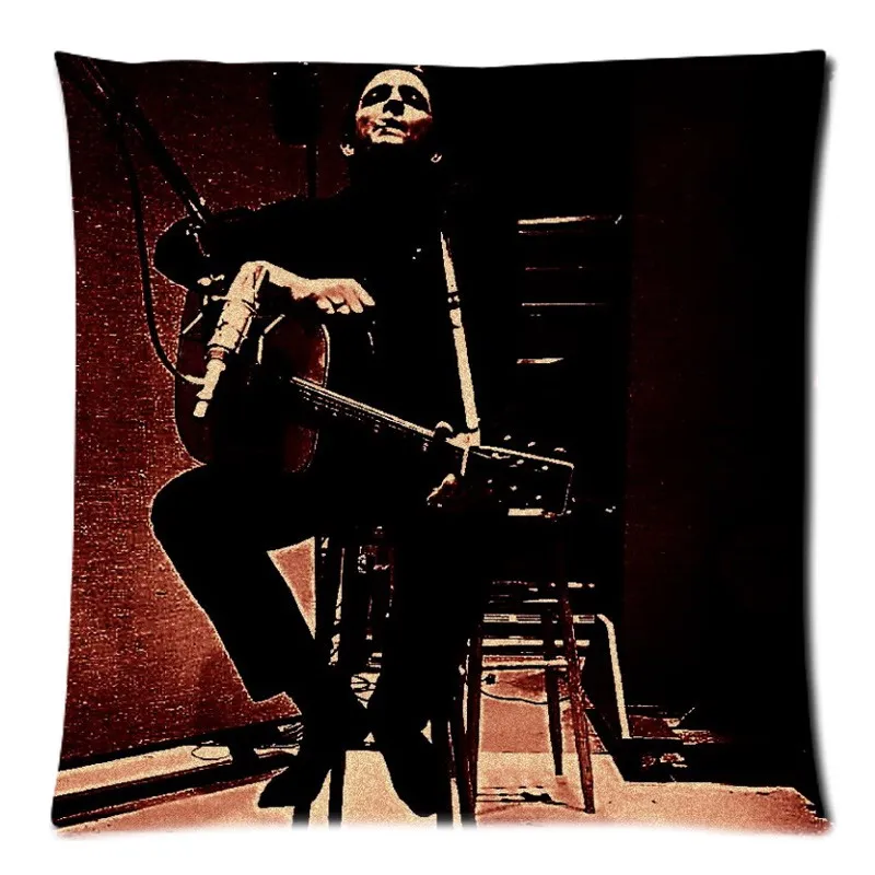 Из хлопка и льна Джонни Кэша подушки уникального дизайна крышка декоративная