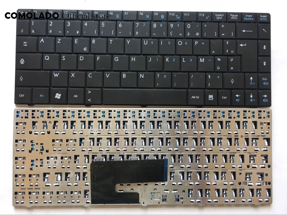 FR French keyboard for MSI X300 X320 X330 X340 X400 X410 X430 Wind E1312 E1313 black Layout | Компьютеры и офис