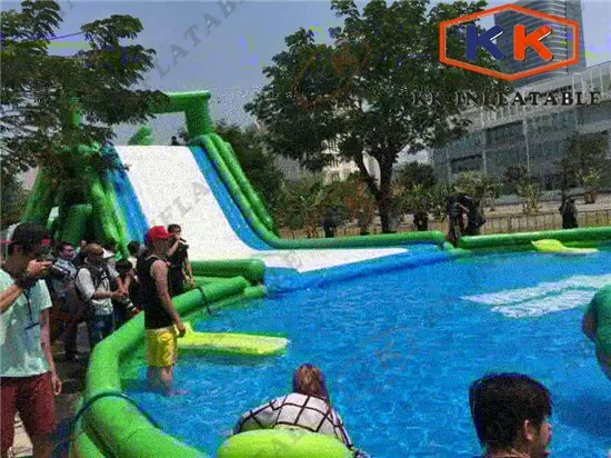 Рекламная длинная надувная водная горка для города|water slide|water inflatable slideinflatable water
