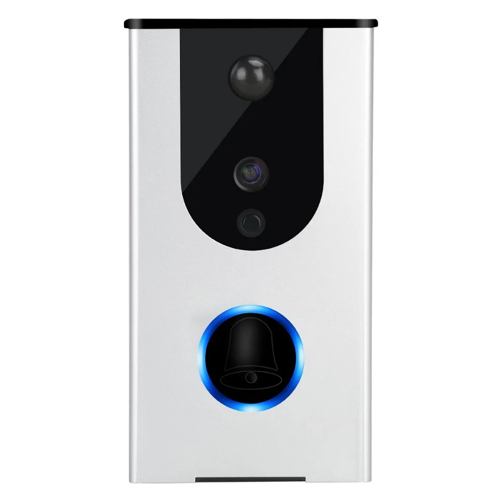 Smart домофон 720 P HD видео Дверные звонки Wi-Fi Дверные звонки с Камера ночного Версия ИК обнаружения движения сигнализации для IOS /Android
