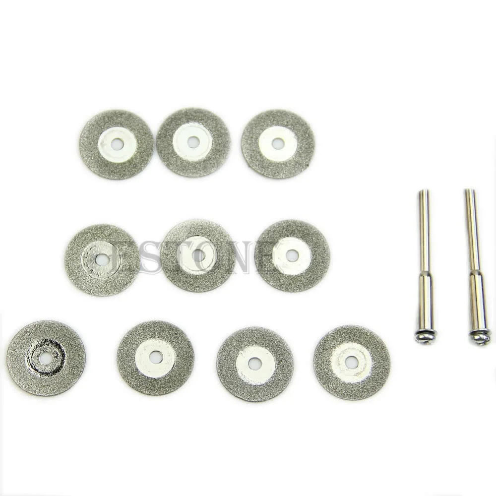 1 Set 10pcs Rotary Circular Saw Blades Cutting Wheel Discs Mandrel Cutoff New | Инструменты