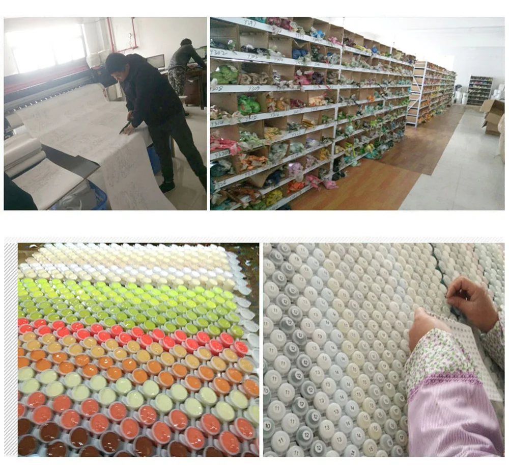 Безрамные Картины сделай сам масляная живопись по номерам краски на холсте