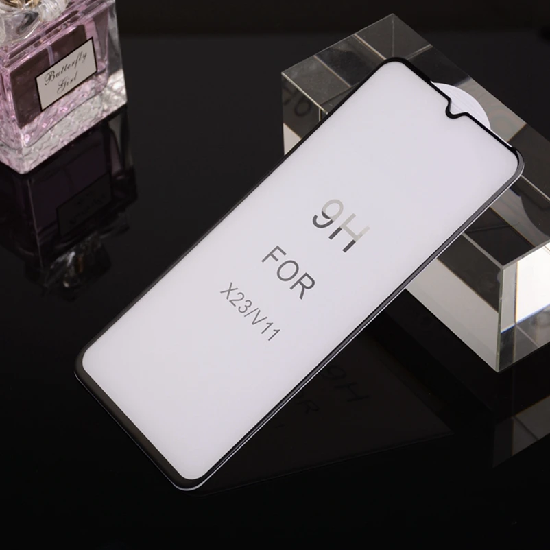 Tempered Glass for VIVO Nex Protective Full Cover Screen Protector X20 Plus X21 X23 V11 V9 Curved Edge Film | Мобильные телефоны и