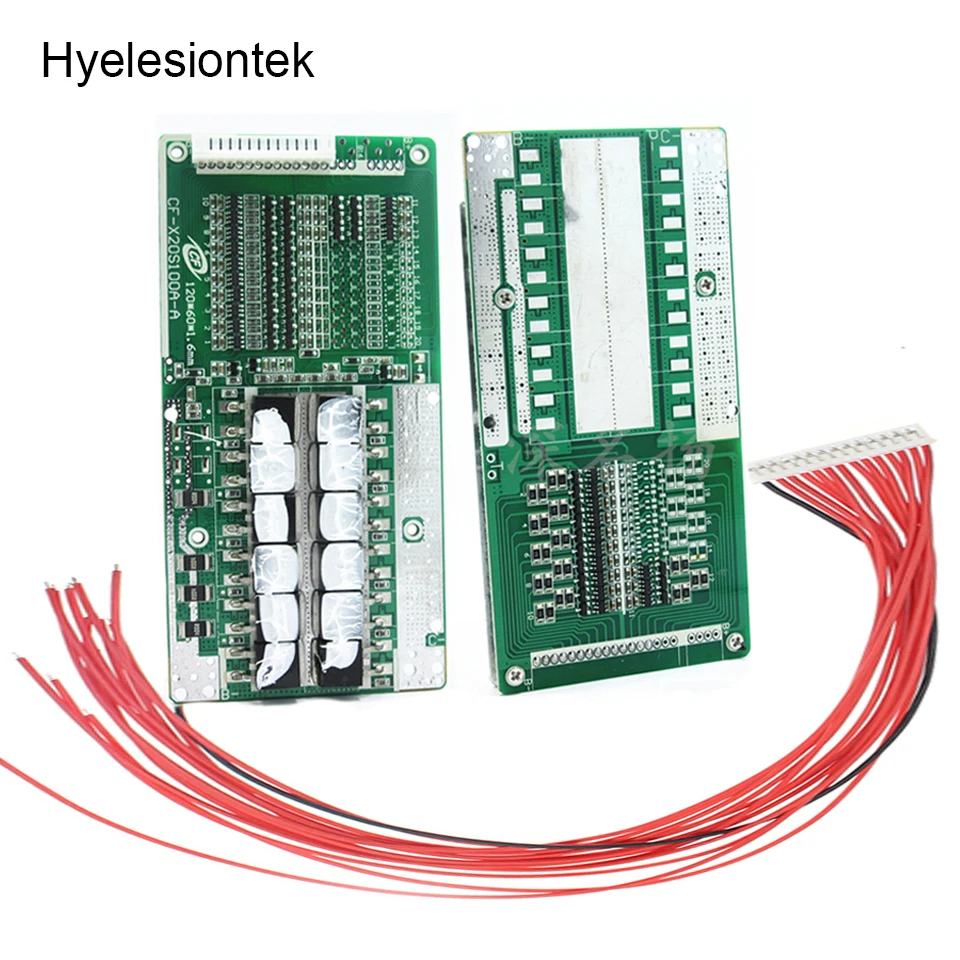 BMS 14S 13S балансир PCB PCM 14S BMS 18650 Lipo литий-ионный аккумулятор защита печатная плата зарядное устройство балансировка 45A 52 в 48 в