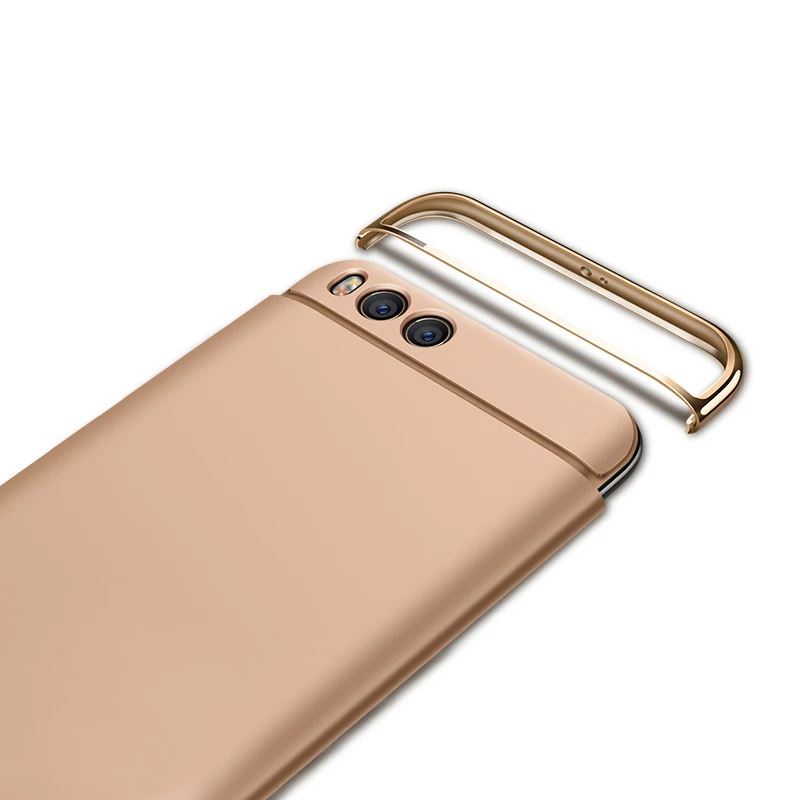 3 в 1 Гальваническая рамка матовая металлическая текстура Жесткий ПК задний Чехол