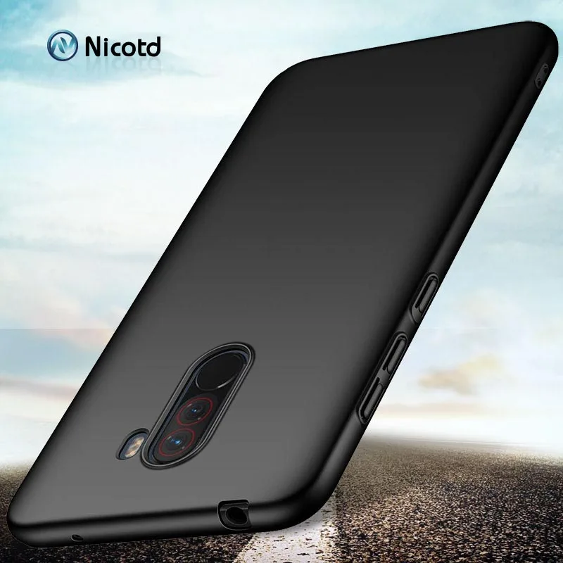 Ультратонкий матовый чехол для Xiao mi Pocophone F1 mi 5X 6X, жесткая задняя крышка из поликарбоната для Xiaomi mi 9 8 SE 8lite Note 3, роскошные пластиковые сумки
