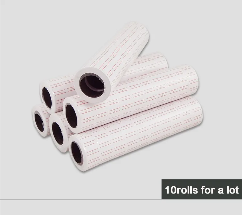 (500 штук в рулоне 10 рулонов общей сложности 5000 шт.) Цвет ценовые этикетки теги для MX