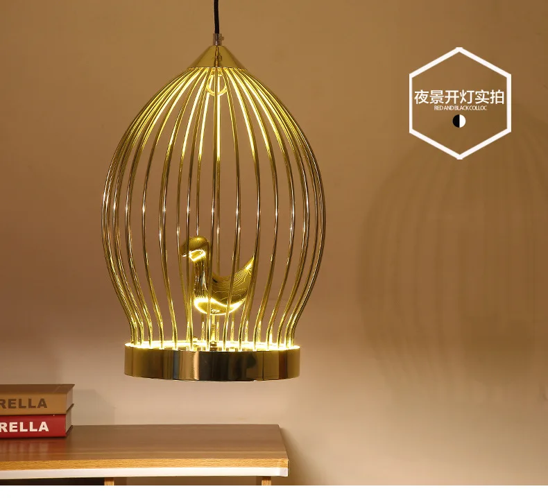 2018 новый французский дизайнер креативная клетка подвесной светильник Искусство