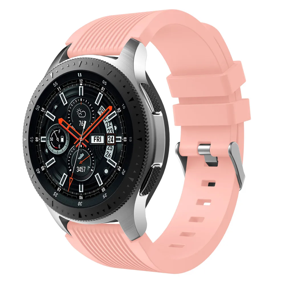 Спортивный мягкий силиконовый браслет на запястье для samsung Galaxy Watch 46 мм SM-R800 сменный смарт-ремешок для часов