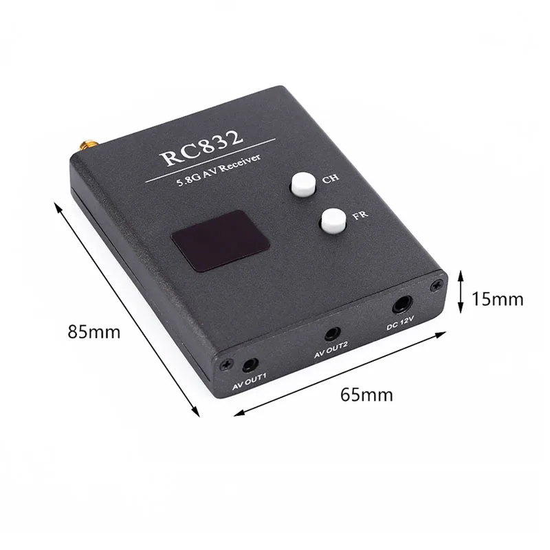 TS832 RC832 Boscam 5 8G 48CH 600 передатчик mW FPV ресивер Combo AV VTX RX Set 7 4 16V для