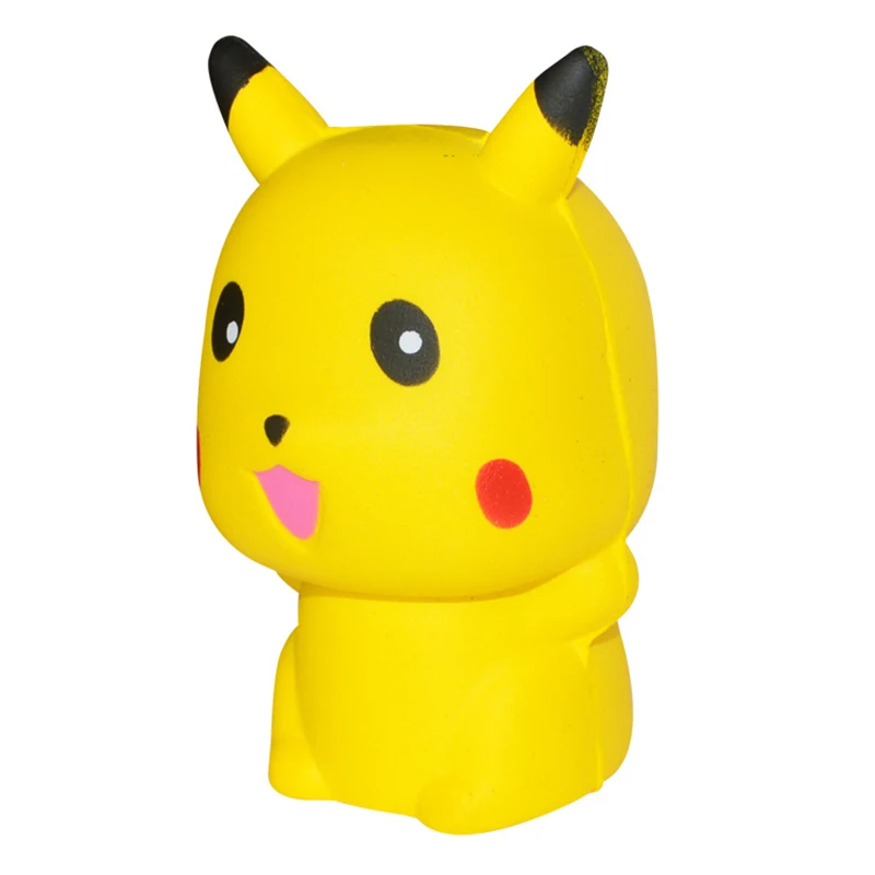 Kawaii Squeeze изысканный Забавный Пикачу Сжимаемый Шарм медленно поднимающийся