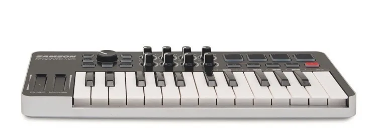 Samson GRAPHITE M25 Mini USB MIDI контроллер 25 клавиш для ipad клавиатуры портативный для аранжирования выступлений