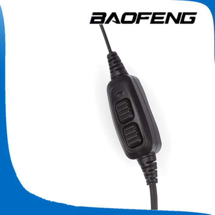 BAOFENG uv-82 accessories original dual PTT headset earpiece with mic for UV 82 UV82L UV-89 2-way radio | Мобильные телефоны и