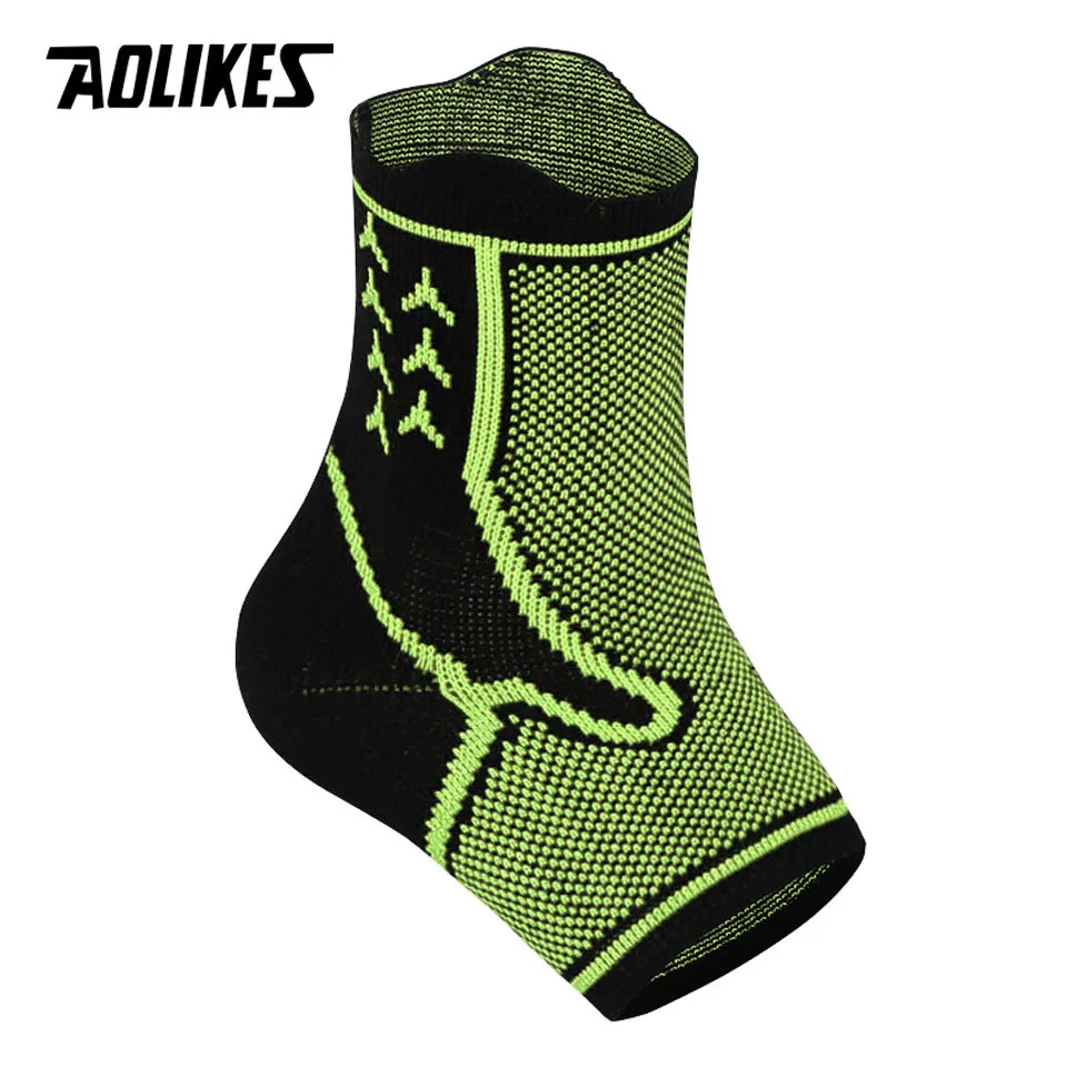 AOLIKES 1 шт. эластичный поддерживающий лодыжку фитнес компрессионный протектор лодыжки баскетбольный Теннисный Ремень спортивный бандажный коврик фиксатор лодыжки