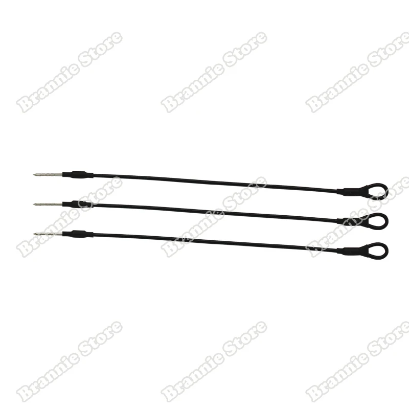 1000pcs/lot black color eas lanyard with one loop and pin used hard tags security dhl free shipping | Безопасность и защита