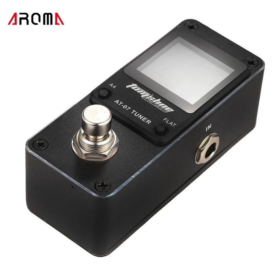 AROMA AT-07 Mini Chromatic Tuner Effect Pedal Single Electric Guitar Effects | Спорт и развлечения