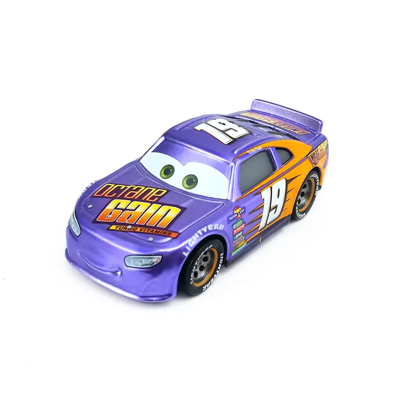 No.19 Bobby Swift Дисней Pixar тачки 3 Молния Маккуин Джексон шторм Круз Рамирез мисс фриттер 1:55 литая под давлением металлическая игрушка автомобиль подарок для детей мальчик - Цвет: No.19 Bobby Swift
