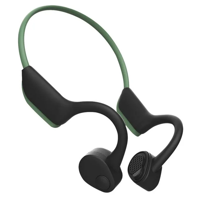 Зеленый Bluetooth 5,0 S. Wear J20 беспроводные наушники костной проводимости наушники для спорта на открытом воздухе гарнитура с микрофоном гарнитуры громкой связи - Цвет: Зеленый