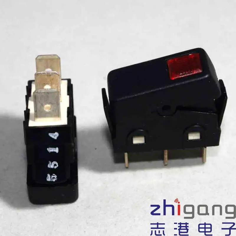

Оригинальный новый 100% DRX-1112 12A 250VAC клавишный выключатель питания с крассветильник кой