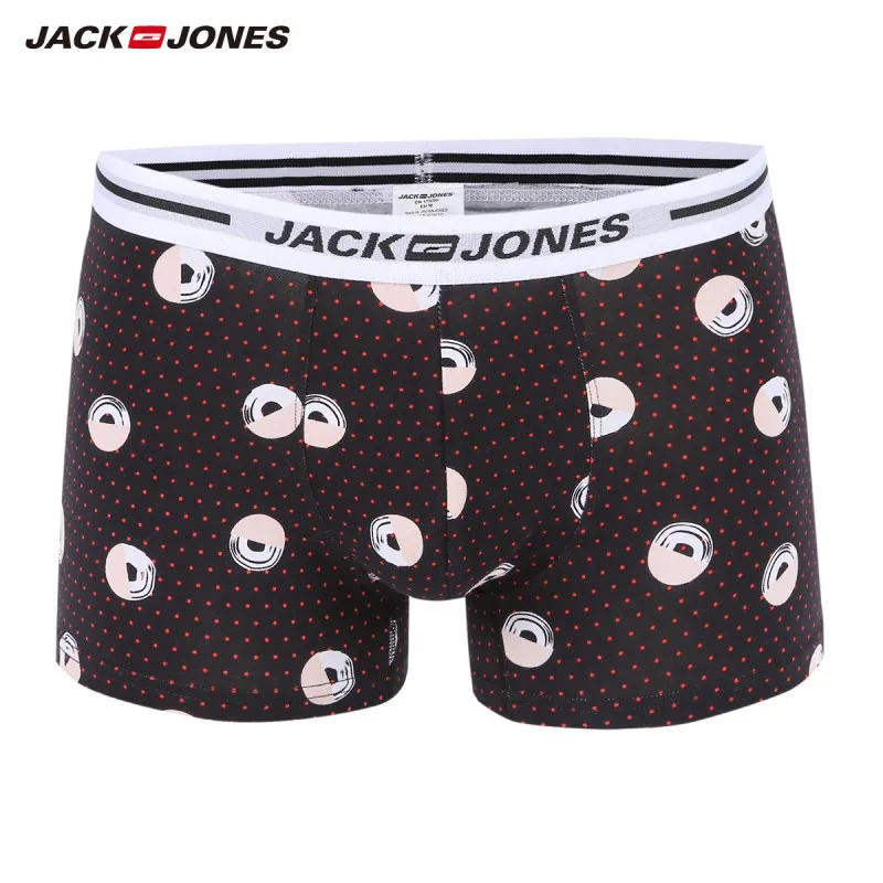 JackJones мужские летние трусы боксеры в горошек дышащие мягкие E | 21817G519|Мужские