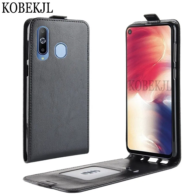 Для Samsung Galaxy A8S Чехол Флип Бумажник Обложка на заднюю панель из искусственной кожи