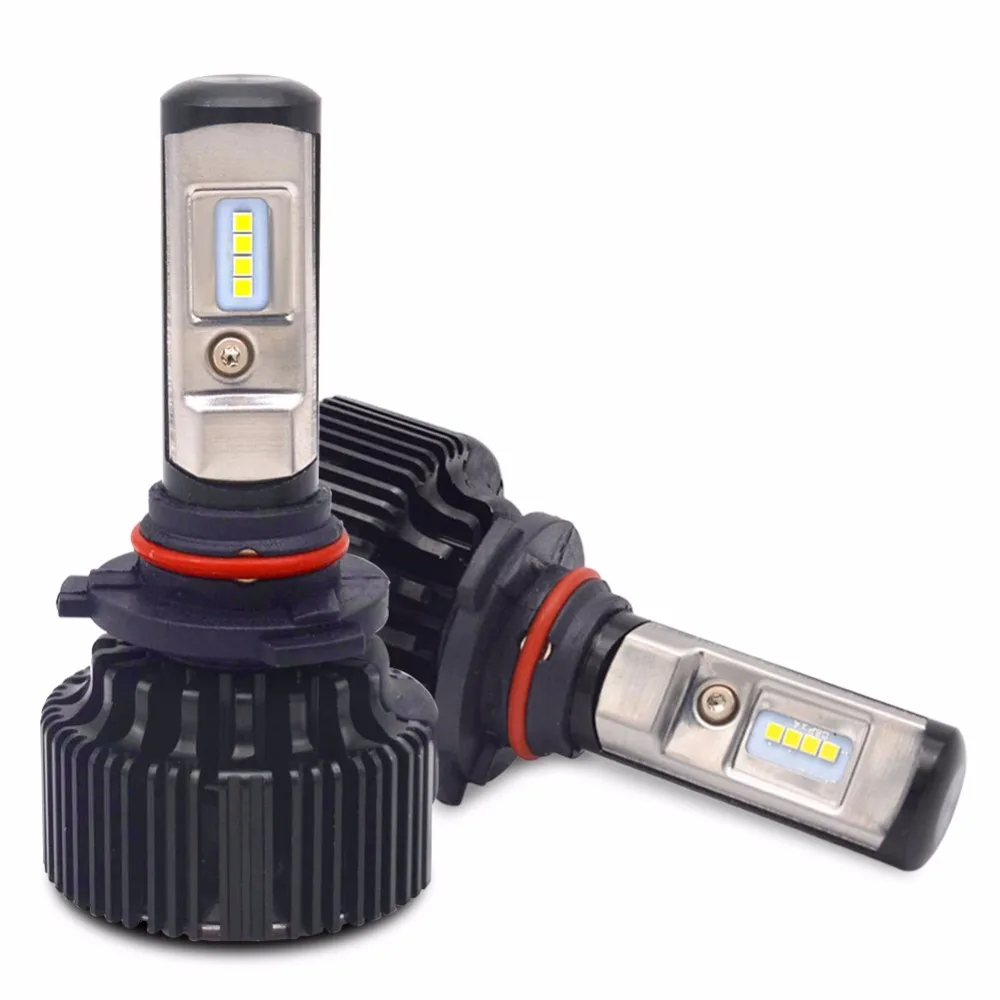 Одна пара 9005 LED 9006 HB3 HB4 светодиодные Автомобильные фары CSP чипы 60 Вт 8000Lm лампы