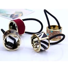 Резинка для волос женская, аксессуар для волос в стиле панк, Круг манжеты