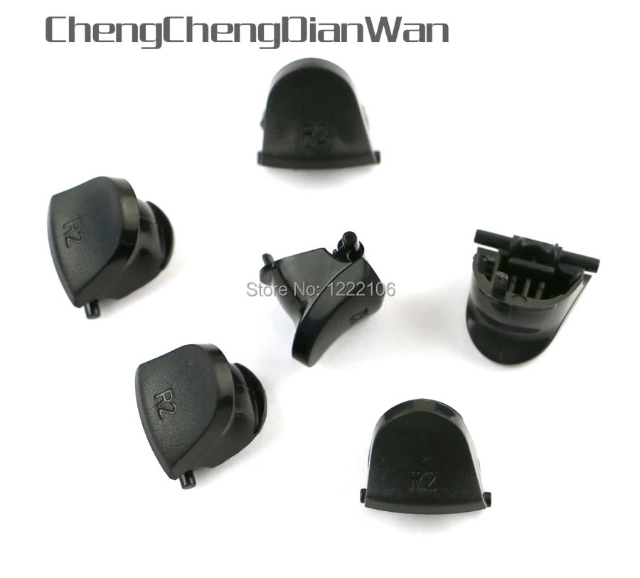 ChengChengDianWan 100 шт./лот R2 кнопка запуска кнопки контроллера запчасти для ремонта PS4