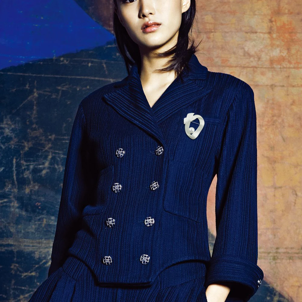 Новое поступление Jewelry геометрический матовый серебристый Цвет с имитацией