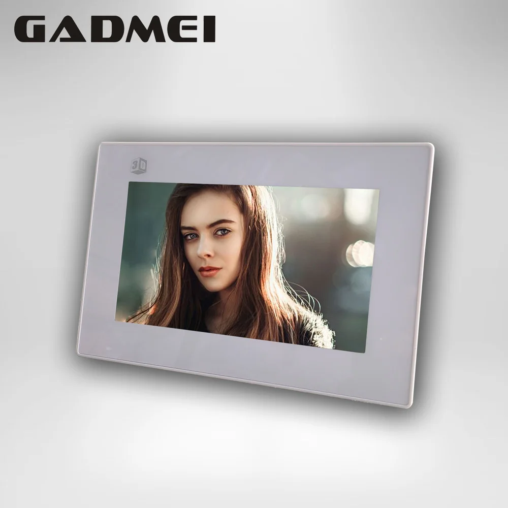 Новая Мода 6 дюймов Мини Цифровая Рамка Фото фото музыка и Видео Плеер часы