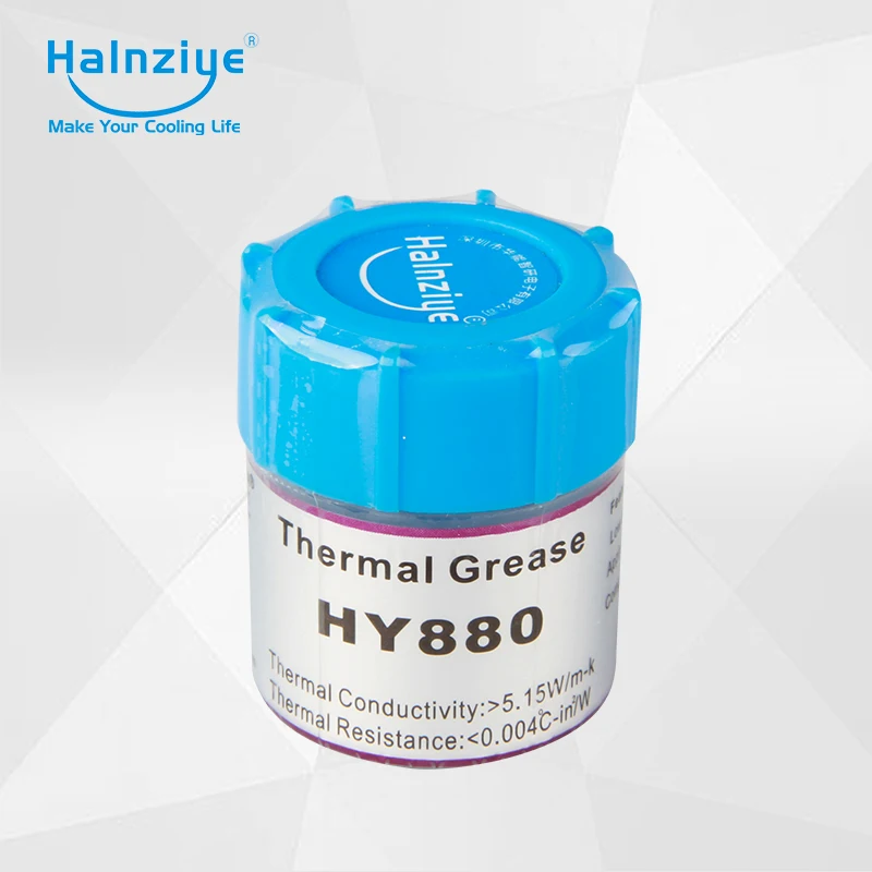 HALNZIYE HY410 HY510 HY610 HY710 HY810 HY880 процессор GPU охлаждающий охладитель Радиатор термопаста композитная смазка кремнезема