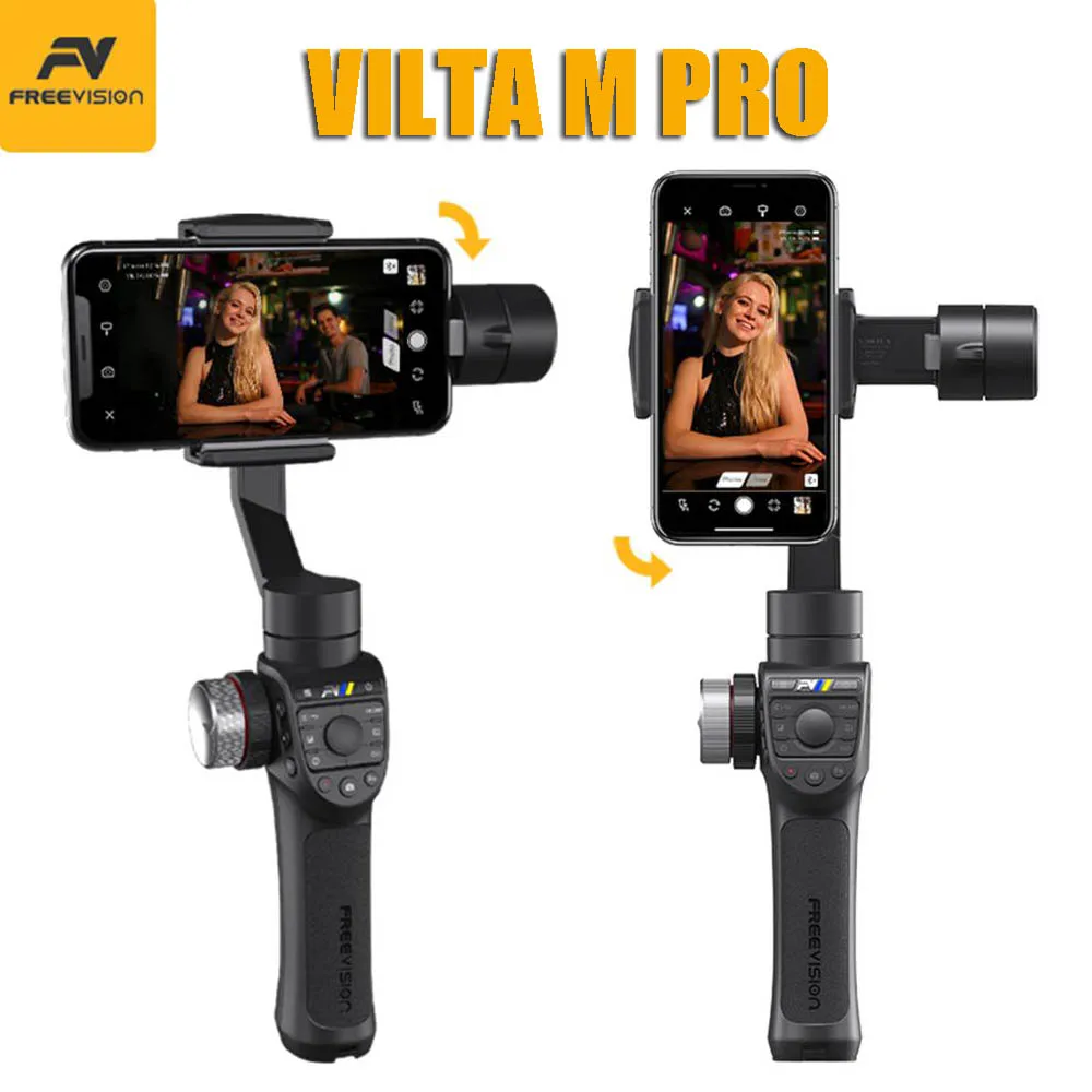 Freevision Vilta M Pro стабилизатор для смартфона 3 осевой Ручной Стабилизатор iPhone Huawei Android
