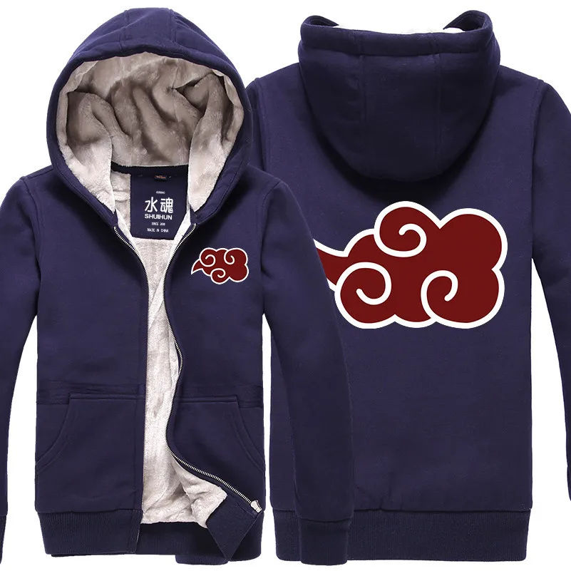 Naruto Shippuden Anti Leaf Clouds Akatsuki Anime Licensed Adult Hoodie Thick sweatshirt Outwear S-3XL | Тематическая одежда и