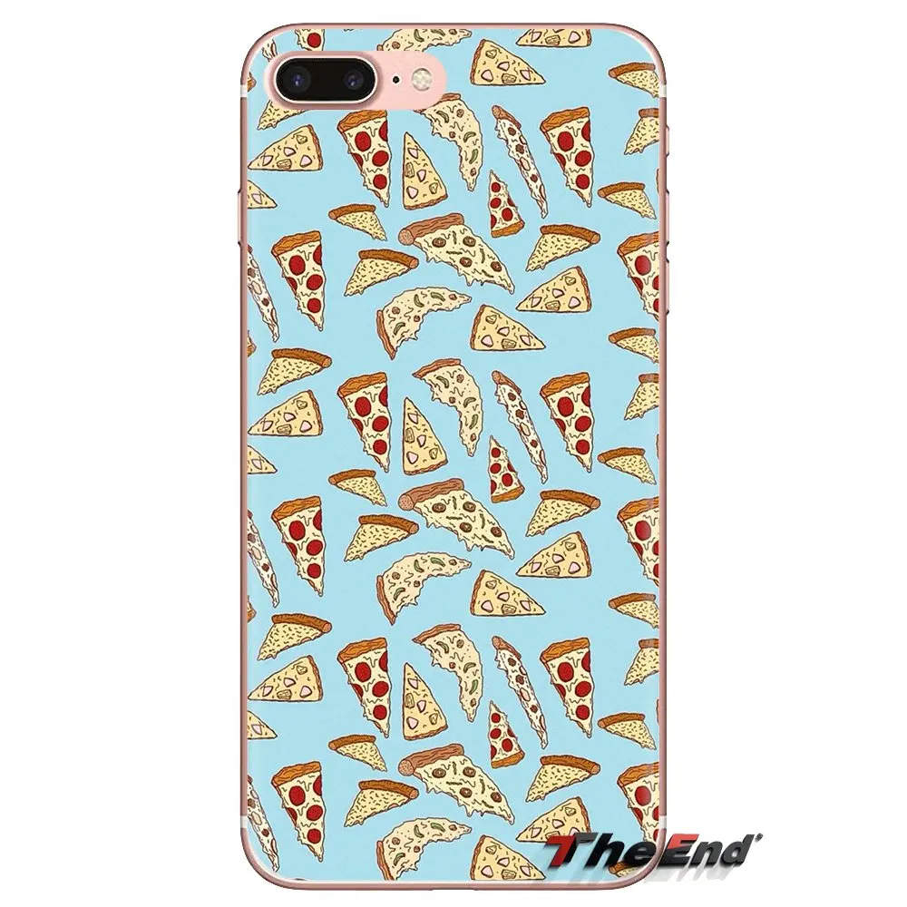 Чехол TPU Delicious Pizza Donuts для Samsung Galaxy S3 S4 S5 Mini S6 S7 Edge S8 S9 S10 Plus Note 3 4 5 8 9.