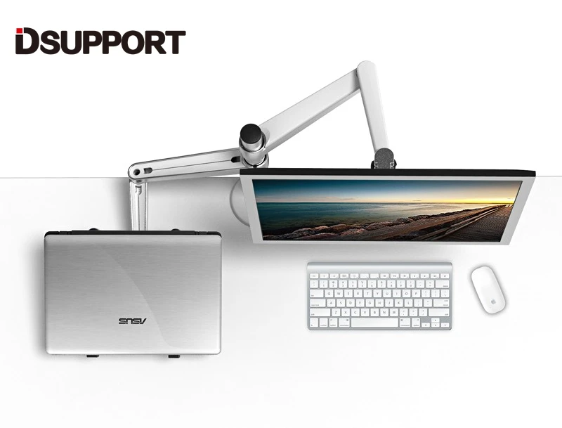 Настольный мультимедийный настольный держатель Full Motion с двумя ручками и