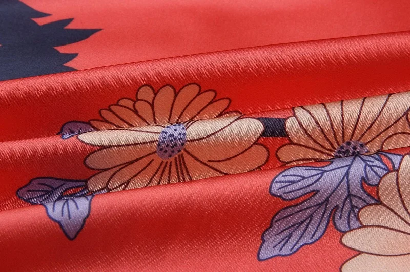 2019 летние Цветочный принт пояса зубчатый рубашка платье Для женщин с длинным