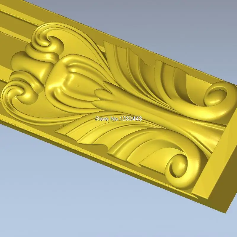 Высокое качество новая 3D модель для ЧПУ 3D украшения мебели 3D резная фигура скульптура машина в STL файл Decor_125
