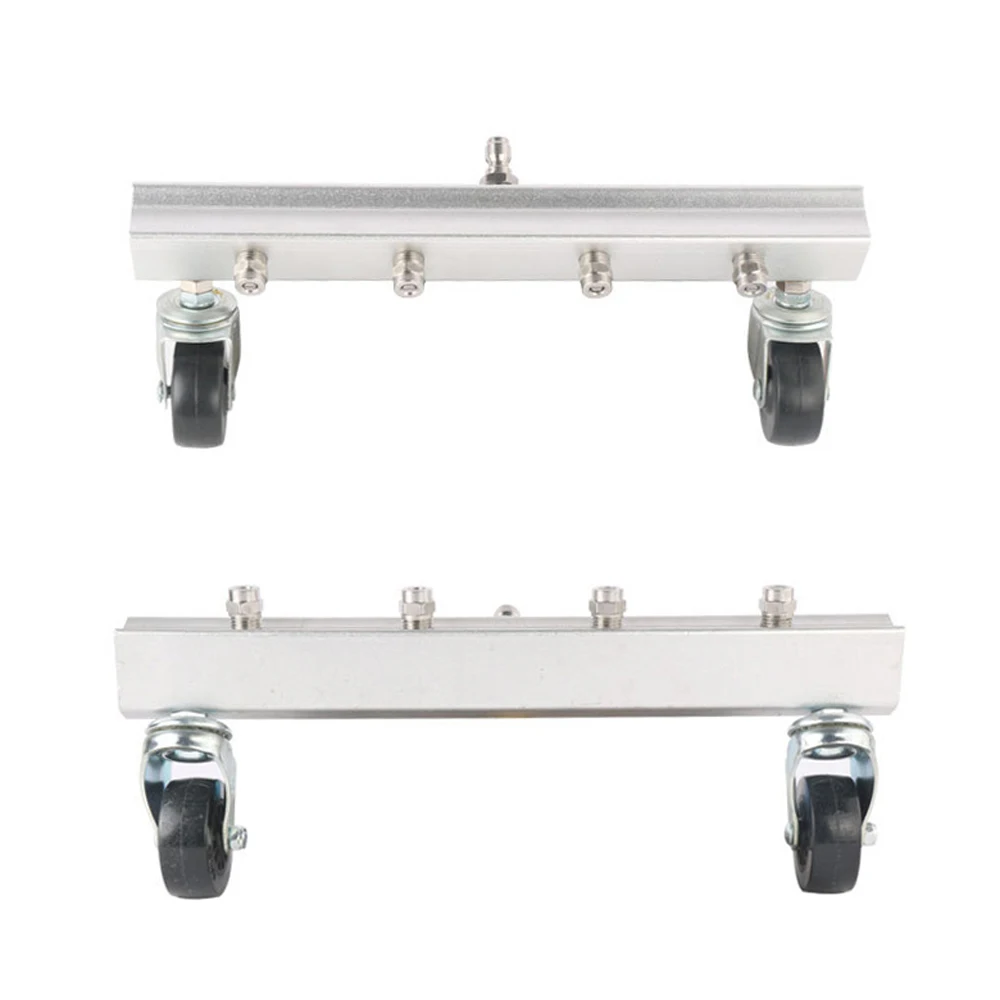 Stainless Steel High Pressure Car Washing Tool Cleaning Car Chassis Water Spray Ground Clean Tools with 4 Nozzles