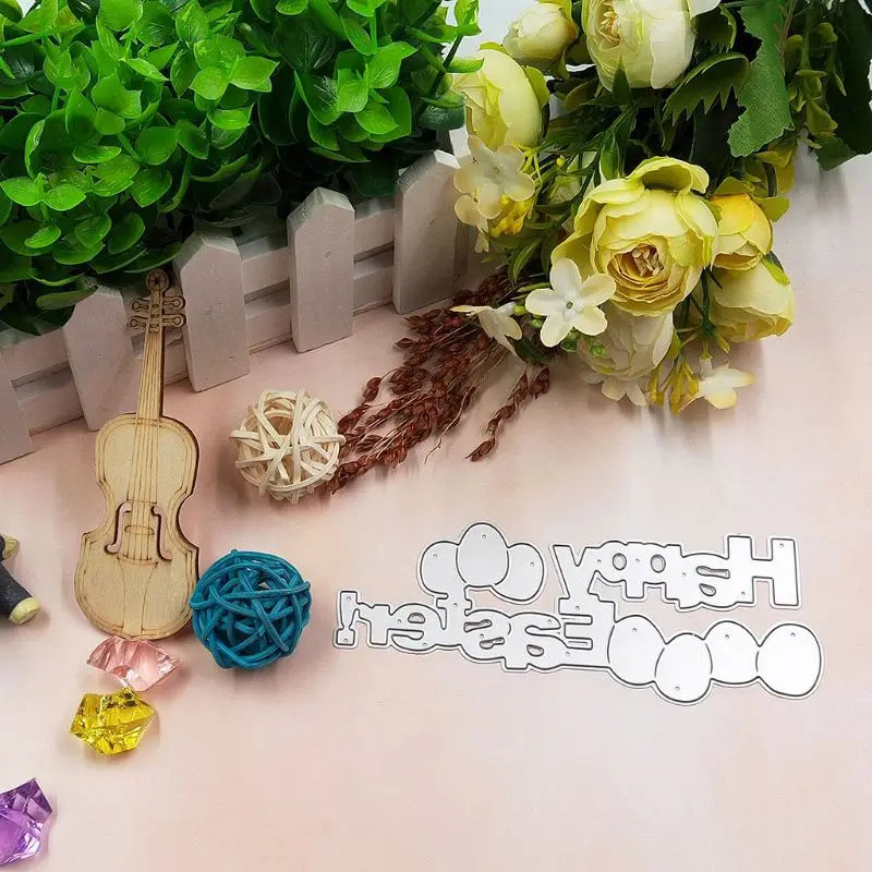 Углеродистая сталь счастливые пасхальные яйца режущие штампованные трафареты