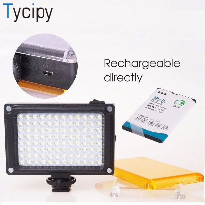 Tycipy 112 Светодиодная лампа с регулируемой яркостью для фото и видеосъемки