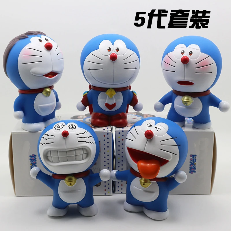 Doraemon Jingle Кот фигурка милое выражение улыбка робот кошка автомобиль декоративные