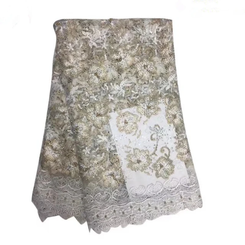 Embroidery Lace Design African Fabric Nigerian Wedding French Net Tulle 2017 Royal Blue | Дом и сад