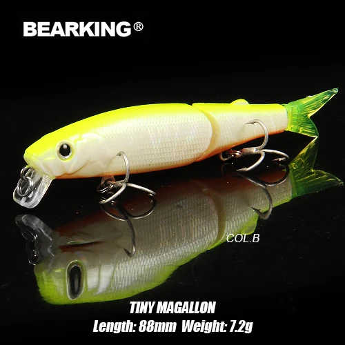 Magallon-Tiny-B Розничная A+ рыболовные приманки, разные цвета, гольян crank 80 мм 8,5 г, магнитная система. Bearking горячая модель crank bait - Цвет: Magallon-Tiny-B