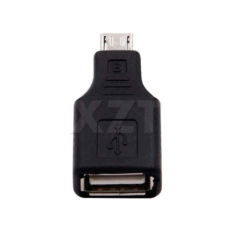 1 шт. F/M USB 2 0 разъем Micro / Mini B 5 контактный штекер преобразователя OTG черный хост